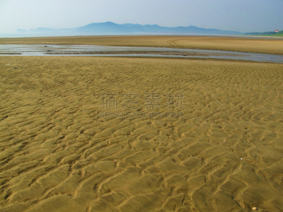 朝鲜半岛,泰安郡,美,水平画幅,沙子,湿,东亚,户外,气候与心情,非凡的