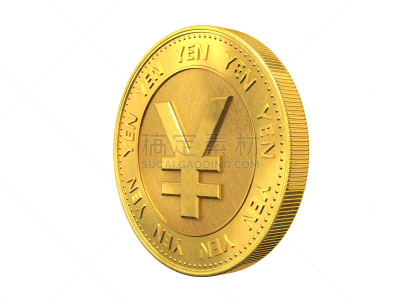 三维图形,黄金,日元符号,元符号,亮闪闪,拉丝金属,金属板,稳定,矢量,正面视角
