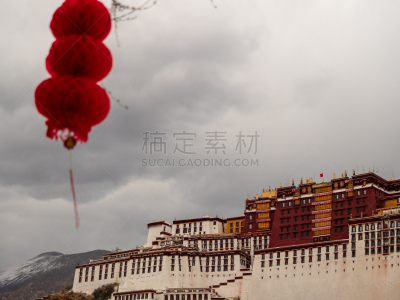 Landscape of Qinghai–Tibet railway in Tibet Autonomous Region, China.