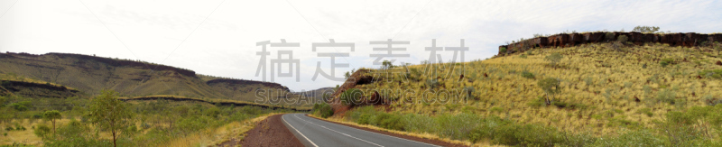 西澳大利亚,温诺峡谷,the pilbara,沟壑,水平画幅,沙子,旅行者,夏天,户外,湖