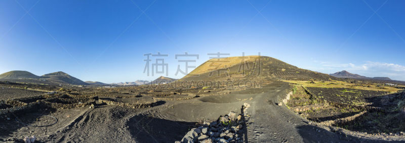 timanfaya national park,兰萨罗特岛,火山地形,洛杉矶,加那利群岛,自然,有蔓植物,旅游目的地,水平画幅,地形