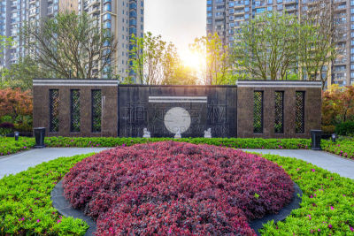 绿色,庭院,背景,园林,地形,外立面,式样,太空,美,水平画幅