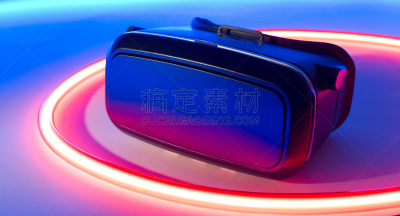 网络空间,虚拟现实,概念和主题,未来,新的,耳麦,水平画幅,无人,便携式信息设备,黑色