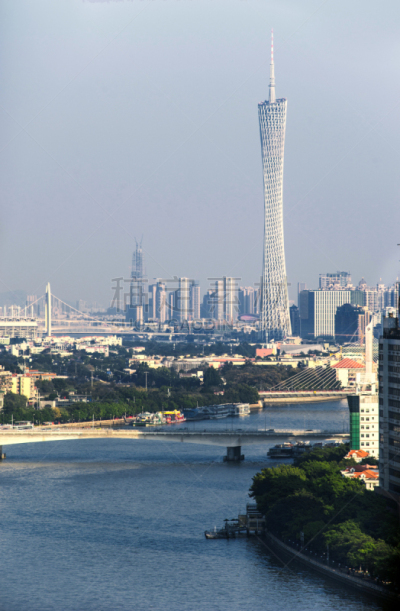 珀尔里福,广州,都市风景,白昼,塔,垂直画幅,无人,户外,现代,商业金融和工业