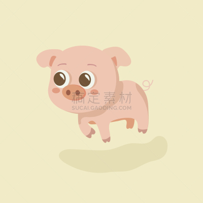 猪,乐趣,背景,蜡笔画,农业,可爱的,美术工艺,哺乳纲,小的,山羊