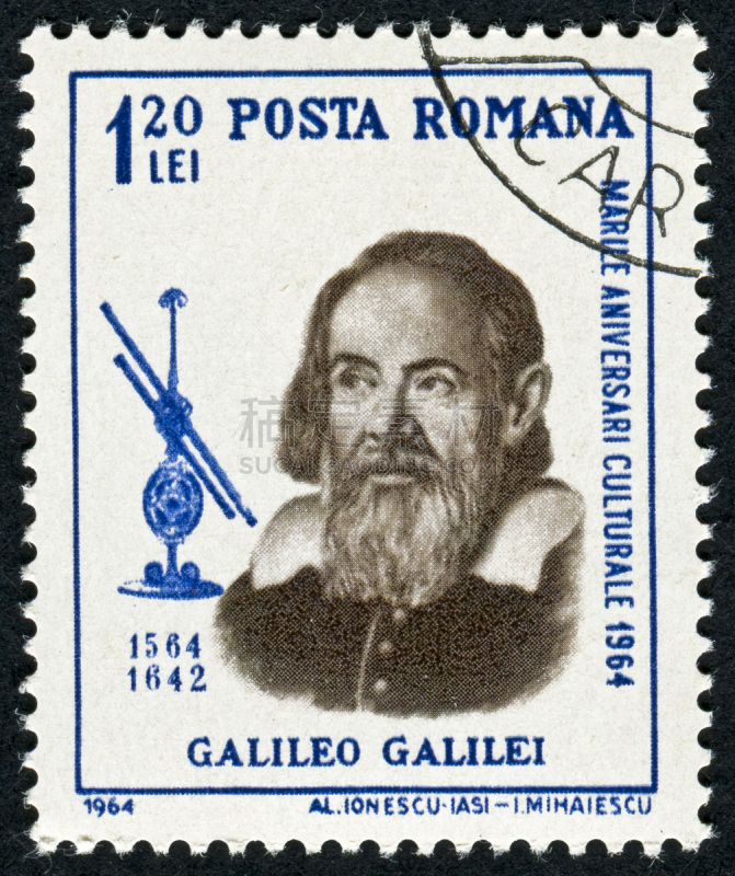 Galileo Galilei,便携式望远镜,专门技术,名声,背景分离,科学实验,科学家,仅男人,一个人