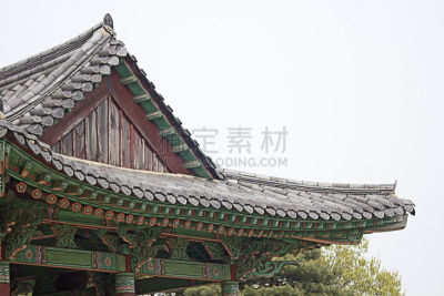 屋顶,传统,高阳市,拍摄场景,水平画幅,建筑,无人,户外,建筑结构,韩国