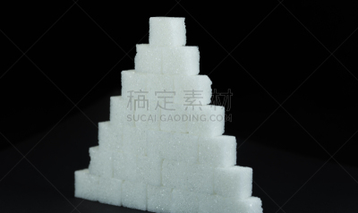 糖,方糖,崎岖不平,水平画幅,无人,背景分离,特写,黑色,堆,甜食