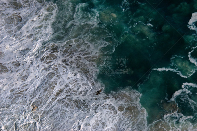 波浪,背景,海角鸬鹚,水,水平画幅,绿色,岩石,无人,蓝色,鸟类
