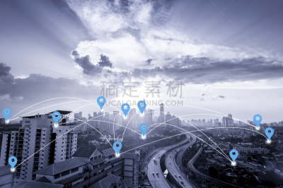 吉隆坡,都市风景,蓝色,方向,概念,城市广场 i,全球定位系统,办公室,天空