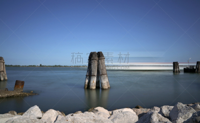 长时间曝光,撑杆跳,技能,船尾波,图像特效,水平画幅,无人,散焦,海豚,运动模糊