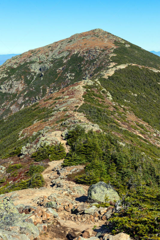 山脊,山,小路,阿巴拉契亚山间栈道,弗兰克尼,拉法叶,垂直画幅,新的,瀑布