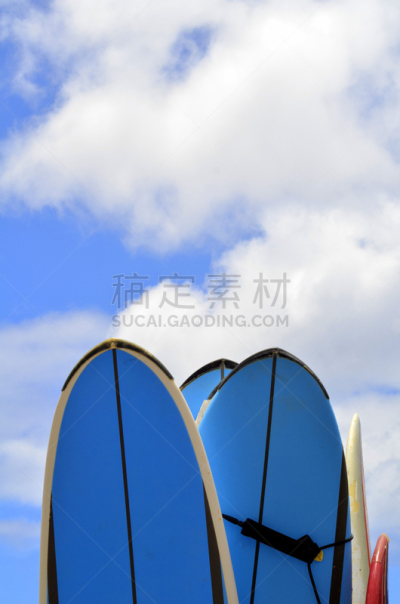 留白,滑长板,长板,垂直画幅,天空,休闲活动,形状,无人,蓝色,夏天
