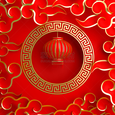 圆形,红色,黄金,传统,云,国境线,按键,边框