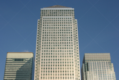 商务,建筑外部,汇丰银行大厦,加拿大大厦,金丝雀码头,天空,水平画幅,工作场所,玻璃,非凡的