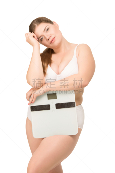 秤,女人,自然美,垂直画幅,美,美人,腹腔,白色指甲油,白人,仅成年人