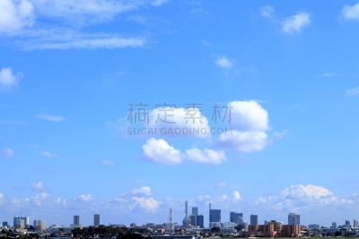 秋天,天空,日本,崎玉县,白色,自然,埼玉市,建筑外部,季节,四季