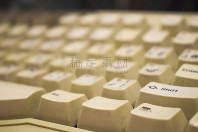 计算机键盘,过时的,上翻页键,下翻页键,退格键,退出键,打字机键盘,螨,米色,伊朗