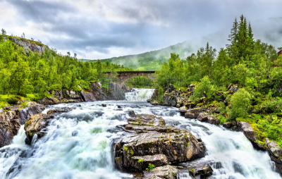 voringsfossen,霍达兰县,河流,挪威,埃德峡湾,峡湾,水,夏天,北,小溪