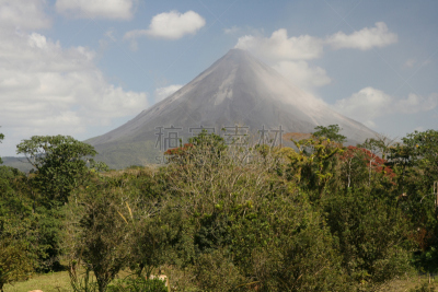 阿雷纳火山,哥斯达黎加,自然,水平画幅,地形,熔岩,火山地形,自然地理,户外