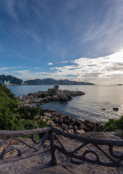 芽庄,斗篷,石头,越南,园林,庆和省,野生白山羊,越南南部,垂直画幅,度假胜地
