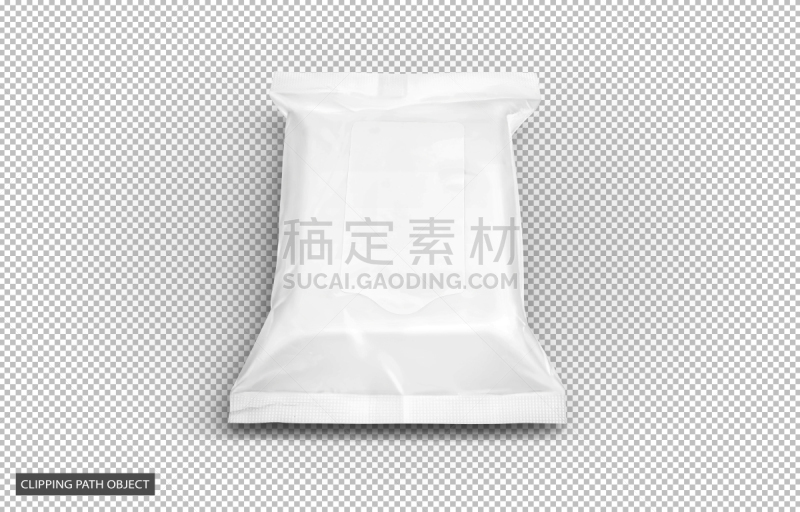 塑胶,白色,纸袋,纸巾,动物的育儿袋,婴儿,湿,剪贴路径,空的,一个物体