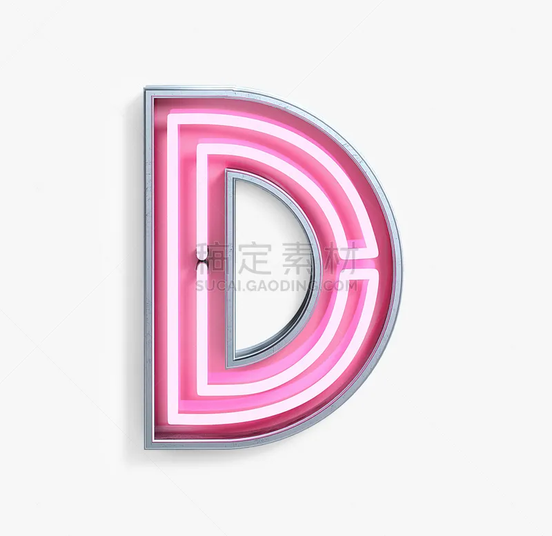明亮 霓虹灯 字体 英文字母d 字母 边框 水平画幅 装管 无人 绘画插图图片素材下载 稿定素材
