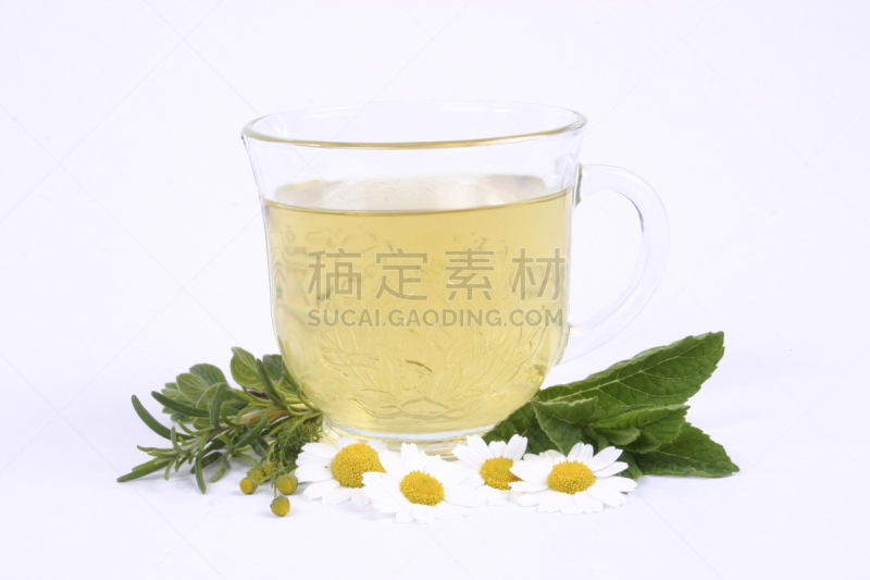 草本,茶,芳香的,水平画幅,轻的,纯净,饮料,完美,白色,幼兽