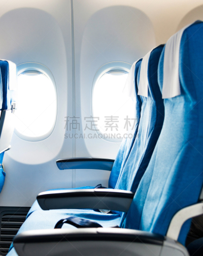 空的,飞机,座位,平衡折角灯,商务,旅途,交通工具内部,躺椅,客舱,商务旅行