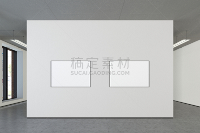 空白的,画廊的开幕式,正面视角,留白,边框,艺术,水平画幅,墙,无人