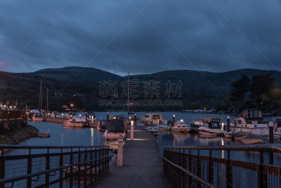 2017年,12点整,夏隆河,克莱尔郡,宁静,水平画幅,地形,山,夜晚,无人