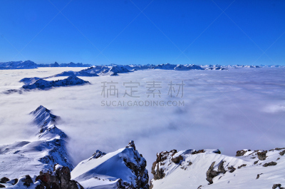 雾,海洋,自然,天空,水平画幅,地形,岩石,雪,无人,户外