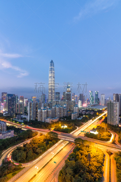 深圳,建筑外部,市区路,垂直画幅,办公室,天空,主干路,夜晚,无人,交通