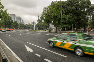 东京,出租车,路,江户时代,天空,暴风雨,通勤者,水平画幅,户外,箭头符号