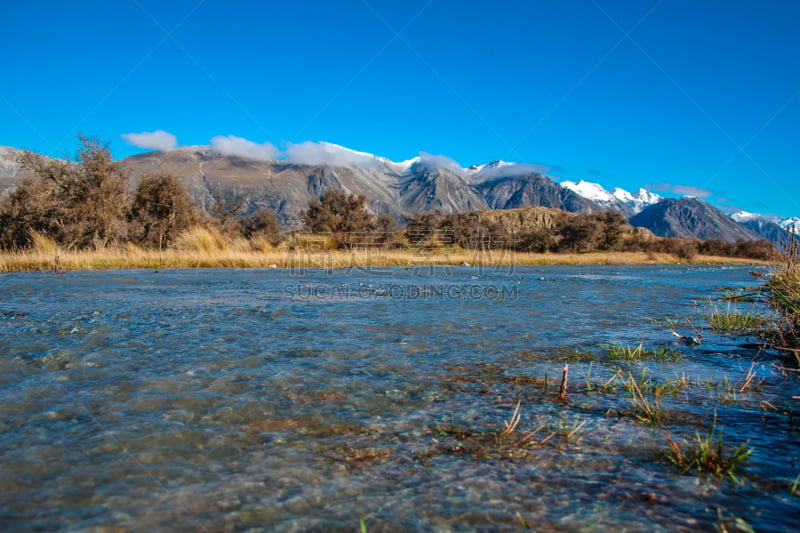 新西兰南岛,风景,新西兰,地形,山,星期日,居住区,湖,指环王三部曲,寒冷