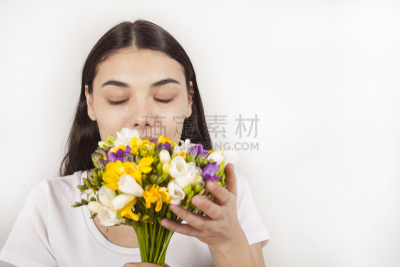 白昼,女人,概念,羊毛帽,贺卡,背景分离,肖像,木制,情人节