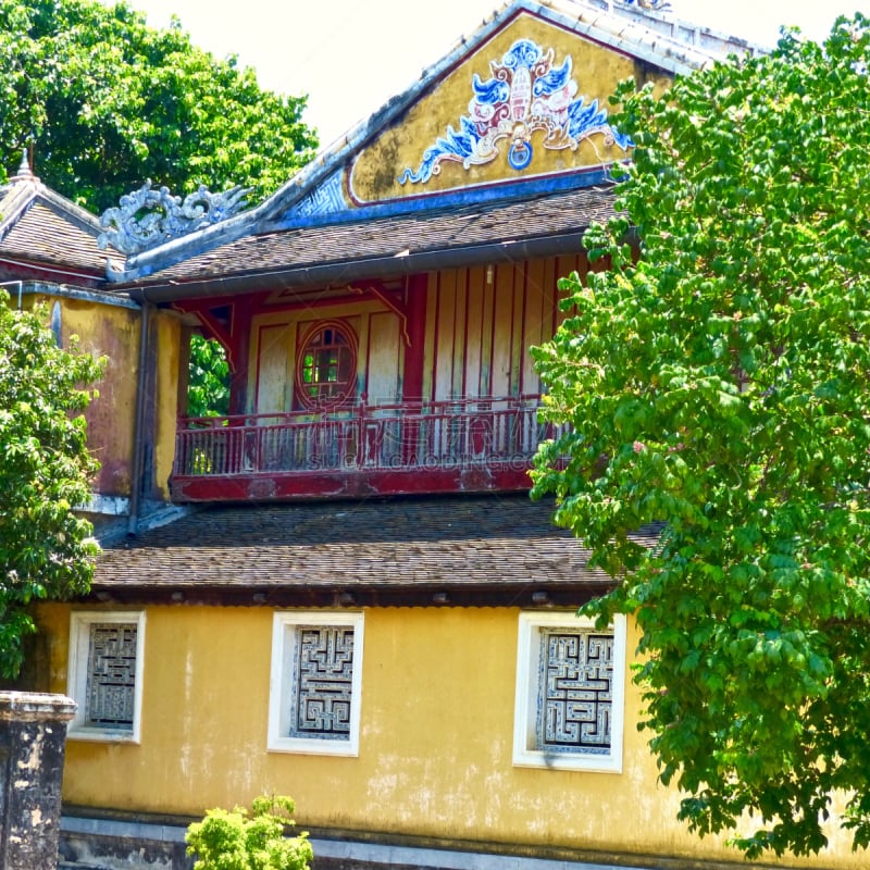 Vietnam-Hué, cité impériale, cité interdite, temple