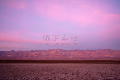望远镜峰,山,恶水盆地,路,盆地,哨兵峰,天空,水平画幅,无人,户外