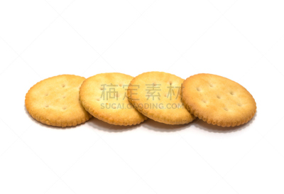 脆饼干,饼干,奶油,白色背景,鸡肉汉堡,开胃品,干的,甜点心,面包,白色