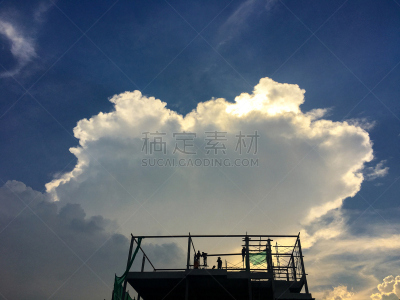 云,职业,云景,泰国,建筑业,户外,建筑,建筑结构,建筑材料,人