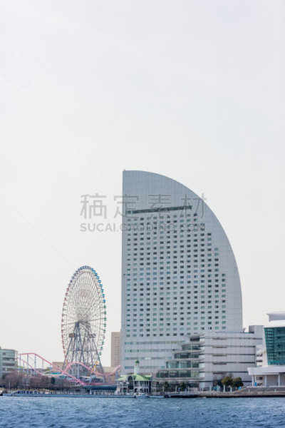 横滨,地形,横滨高速铁路,垂直画幅,天空,城镇景观,无人,日本,户外,城市