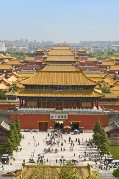 故宫,垂直画幅,公园,户外,国际著名景点,彩色图片,金色,旅游目的地,建筑