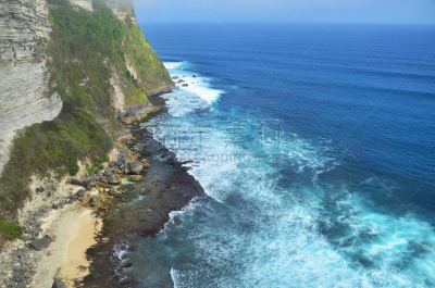 山,巴厘岛,蓝色,波浪,海岸线,颜色,自然美,水,风,度假胜地