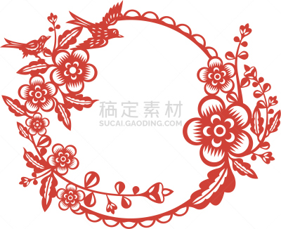 燕子,梅花,边框,式样,传统,鸟类,装饰物,动物斑纹,仅一朵花,活力