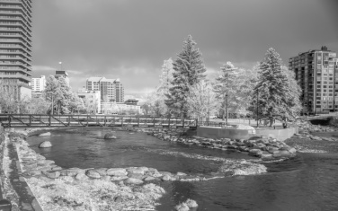 河流,都市风景,冬天,红外摄影,流水,寒冷,城市生活,雪,著名景点,户外