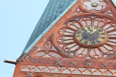 Church clock, Lüneburg
