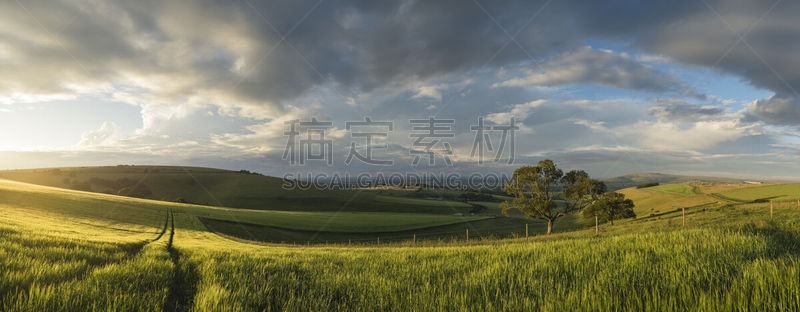 全景,夏天,南丘,自然美,地形,自然,美,水平画幅,斯泰宁,无人