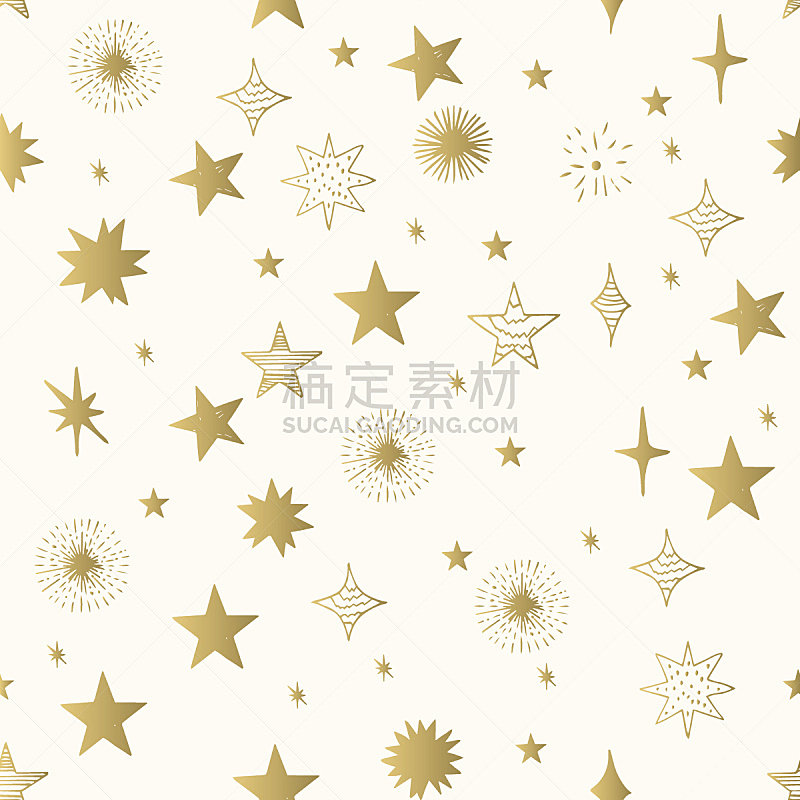星星,黄金,手,矢量,式样,星形,铝箔,金色,可爱的,华丽的