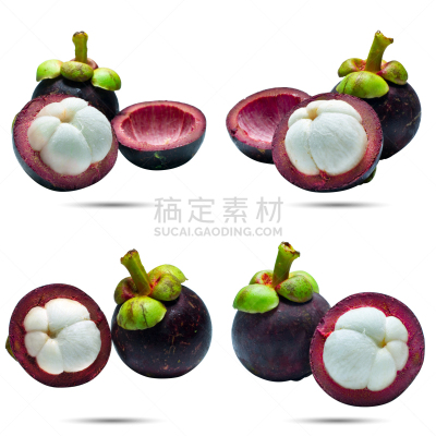山竹,分离着色,水果,无人,鸡尾酒,熟的,方形画幅,甜点心,紫色,清新