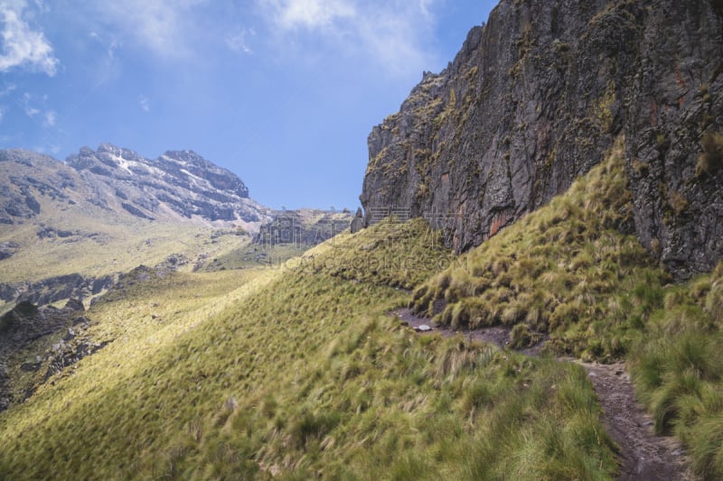 山,小路,徒步旅行,奥里萨巴,艾克斯塔奇哈特尔火山,波波卡特佩特火山,羽蛇神,墨西哥城,国家公园,水平画幅